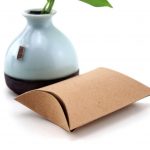 Cajas almohada de cartón Kraft/Blanco Set de 100 uds. - Imagen 3