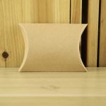 Cajas almohada de cartón Kraft/Blanco Set de 100 uds. - Imagen 7